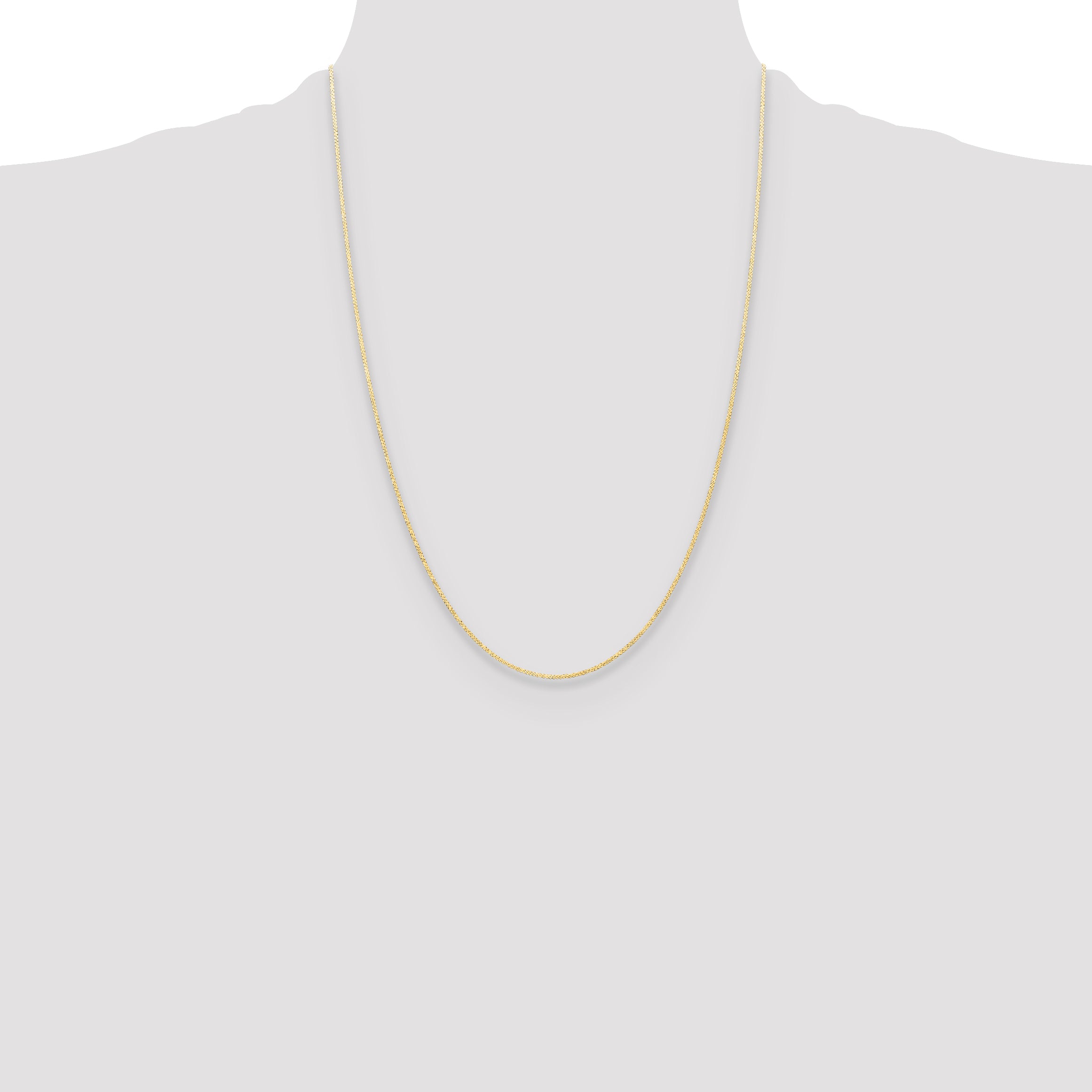 0.95mm 14K Yellow Gold Serpentine Chain Secondary image