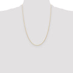 0.95mm 14K Yellow Gold Serpentine Chain - Sophia Jewelers