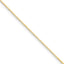 0.95mm 14K Yellow Gold Serpentine Chain - Sophia Jewelers