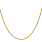1.55mm 14K Yellow Gold Serpentine Chain - Sophia Jewelers