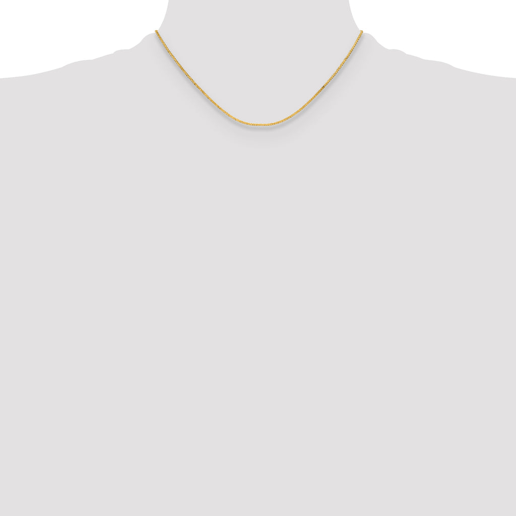 1.55mm 14K Yellow Gold Serpentine Chain - Sophia Jewelers