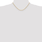 1.55mm 14K Yellow Gold Serpentine Chain - Sophia Jewelers