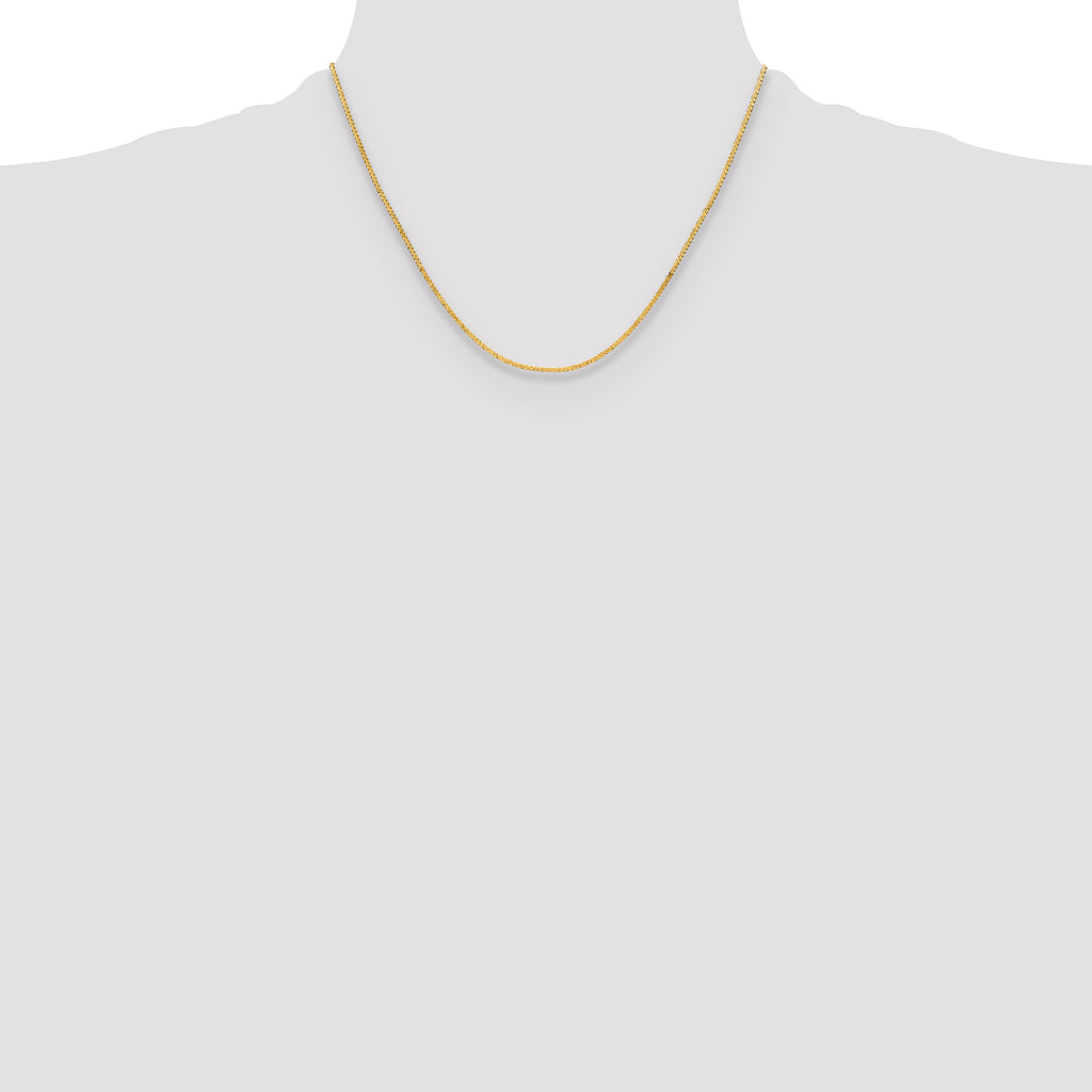 14K 1.55mm Serpentine Chain