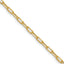 3.0mm 14K Yellow Gold Beveled D/C Paperclip Chain - Sophia Jewelers
