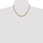 14k 3mm Silky Herringbone Chain