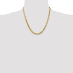 14k 4mm Silky Herringbone Chain