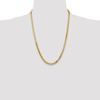 14k 4mm Silky Herringbone Chain