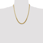 14k 5mm Silky Herringbone Chain