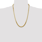 14k 5mm Silky Herringbone Chain