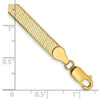 14k 5mm Silky Herringbone Chain