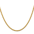 2.75mm 14K White Gold Diamond-Cut Rope Chain - Sophia Jewelers