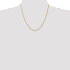 14k 2.00mm Diamond-Cut Lightweight Rope Chain