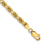 14k 4mm Diamond-Cut Lightweight Rope Chain