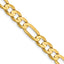 6.0mm 14K Yellow Gold Concave Figaro Chain - Sophia Jewelers