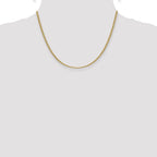 14k 2.4mm Semi-Solid Anchor Chain