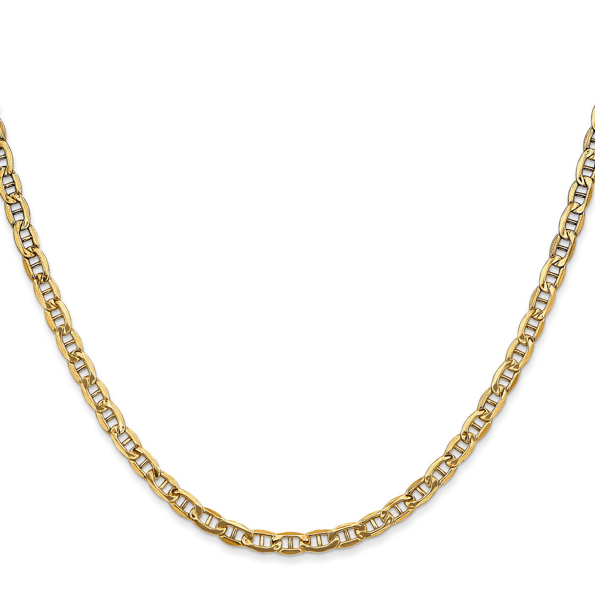 14k 3.2mm Semi-Solid Anchor Chain
