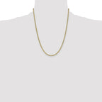 14k 3.2mm Semi-Solid Anchor Chain