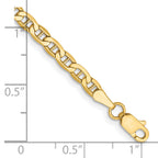 14k 3.2mm Semi-Solid Anchor Chain