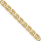 3.2mm 14K Yellow Gold Anchor Chain - Sophia Jewelers