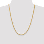 14k 4mm Semi-Solid Anchor Chain