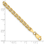 14k 4mm Semi-Solid Anchor Chain