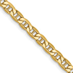 4.0mm 14K Yellow Gold Anchor Chain - Sophia Jewelers