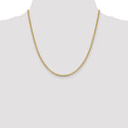 14k 2.4mm Concave Anchor Chain