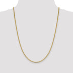 14k 2.4mm Concave Anchor Chain