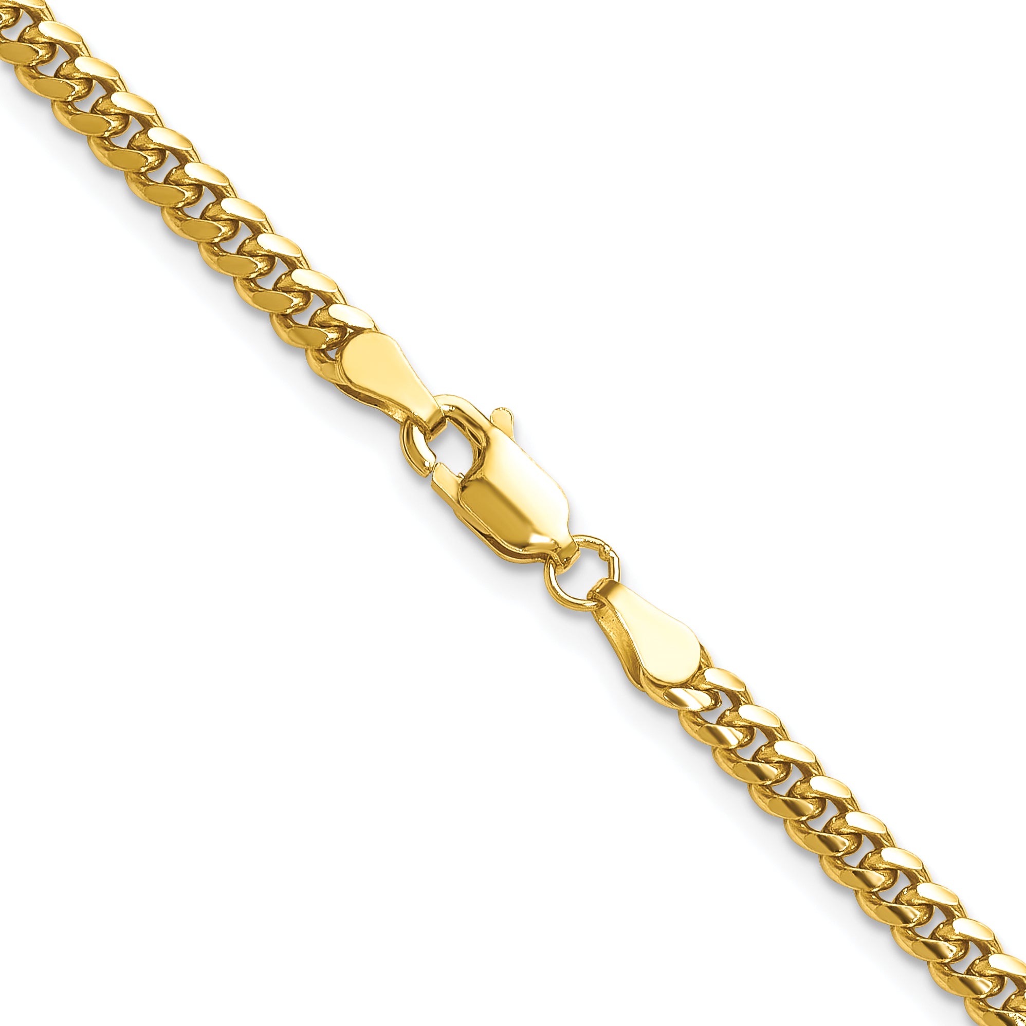 3.5mm 14K Yellow Gold Miami Cuban Link Chain - Sophia Jewelers