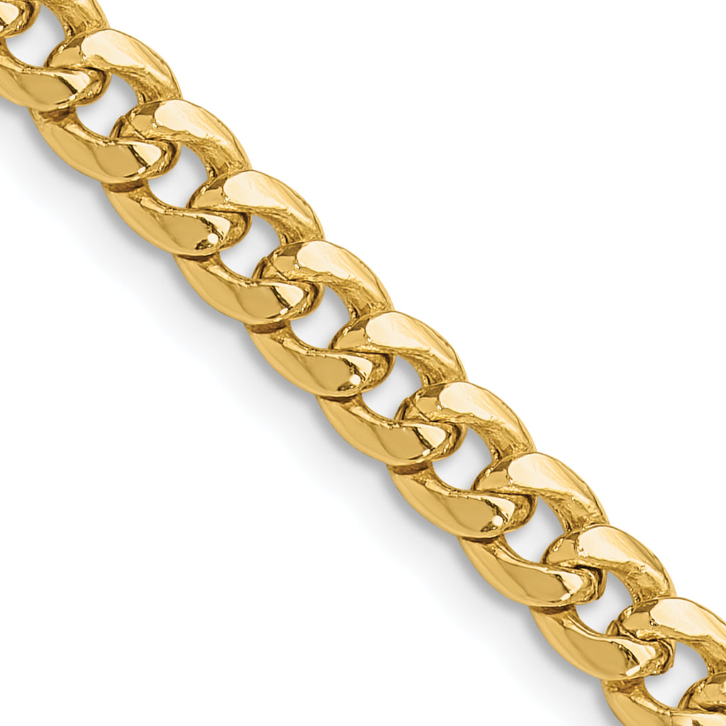 4.3mm 14K Yellow Gold Miami Cuban Link Chain - Sophia Jewelers