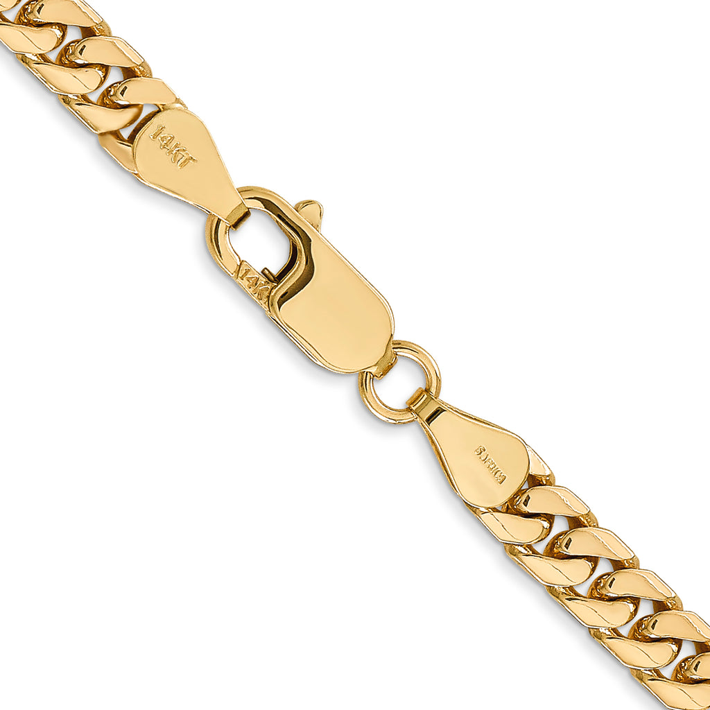 5.0mm 14K Yellow Gold Miami Cuban Link Chain - Sophia Jewelers