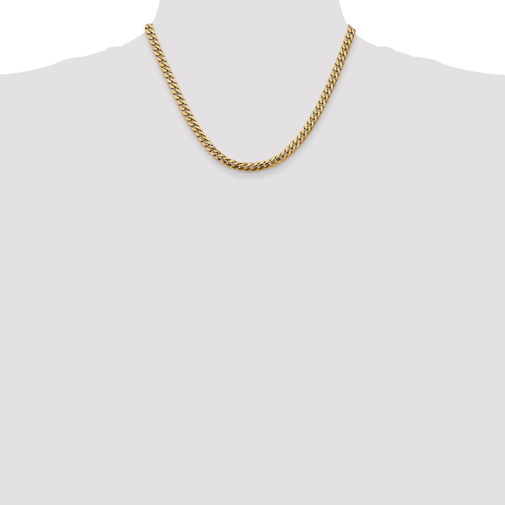 5.0mm 14K Yellow Gold Miami Cuban Link Chain - Sophia Jewelers