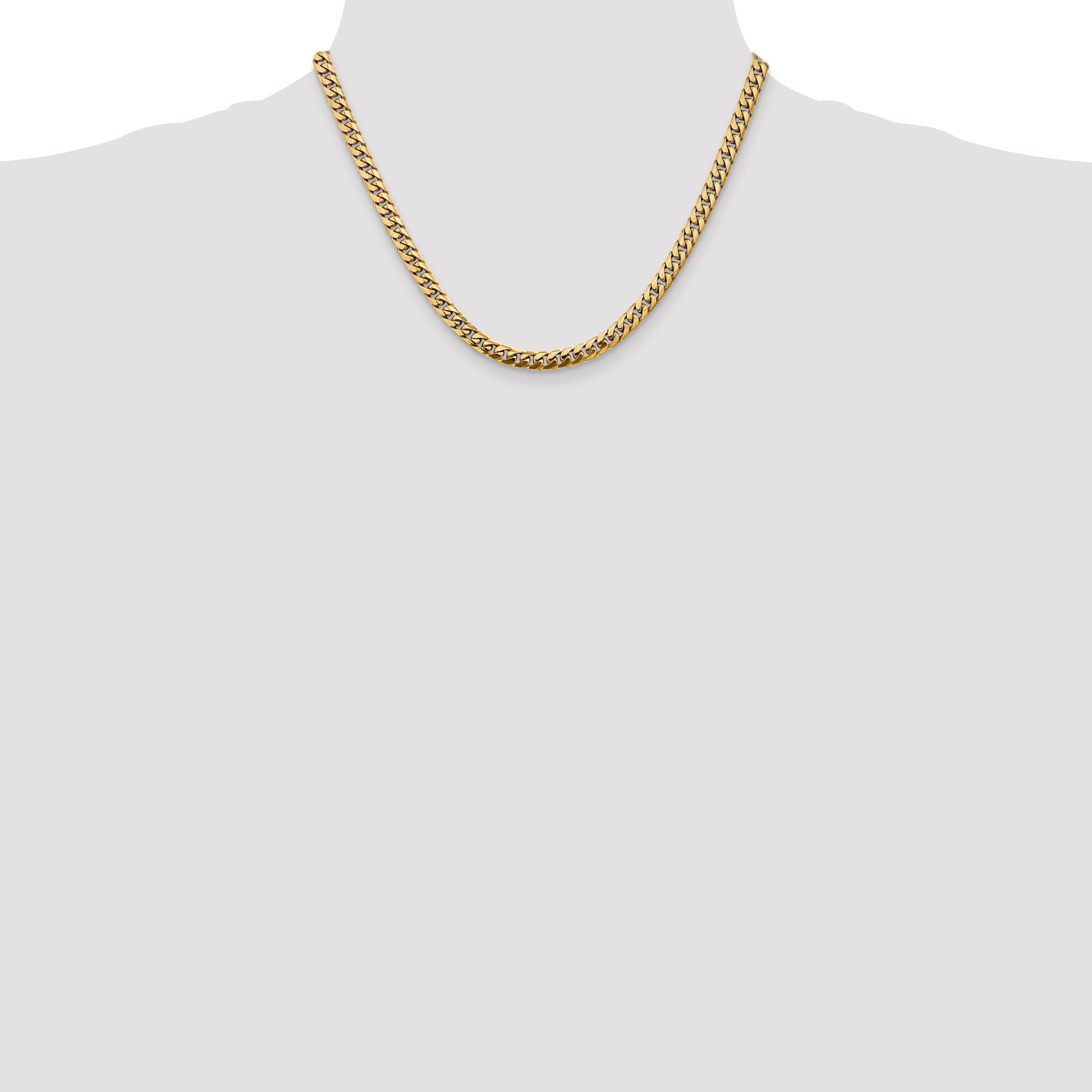 5.0mm 14K Yellow Gold Miami Cuban Link Chain - Sophia Jewelers