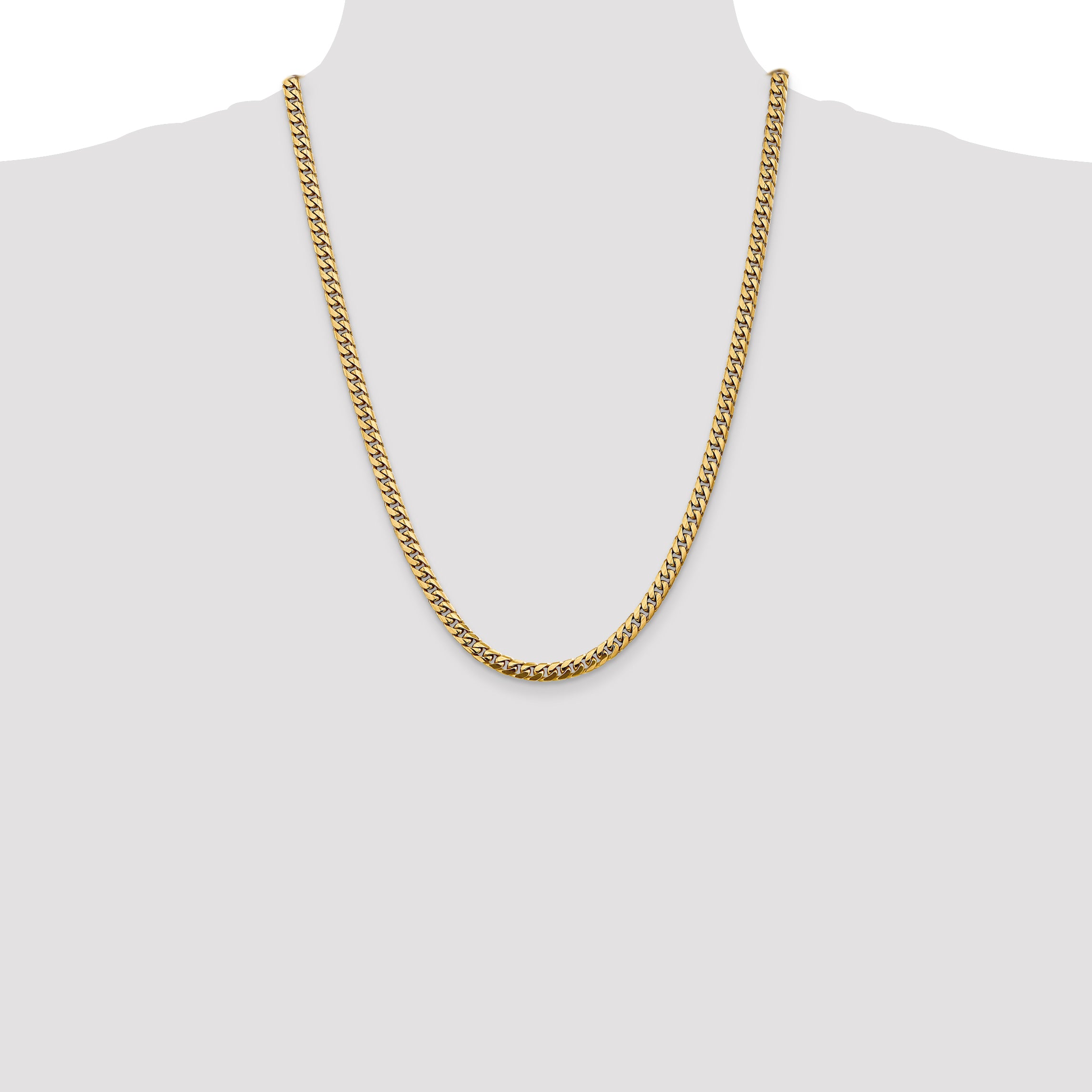 14k 5mm Solid Miami Cuban Chain
