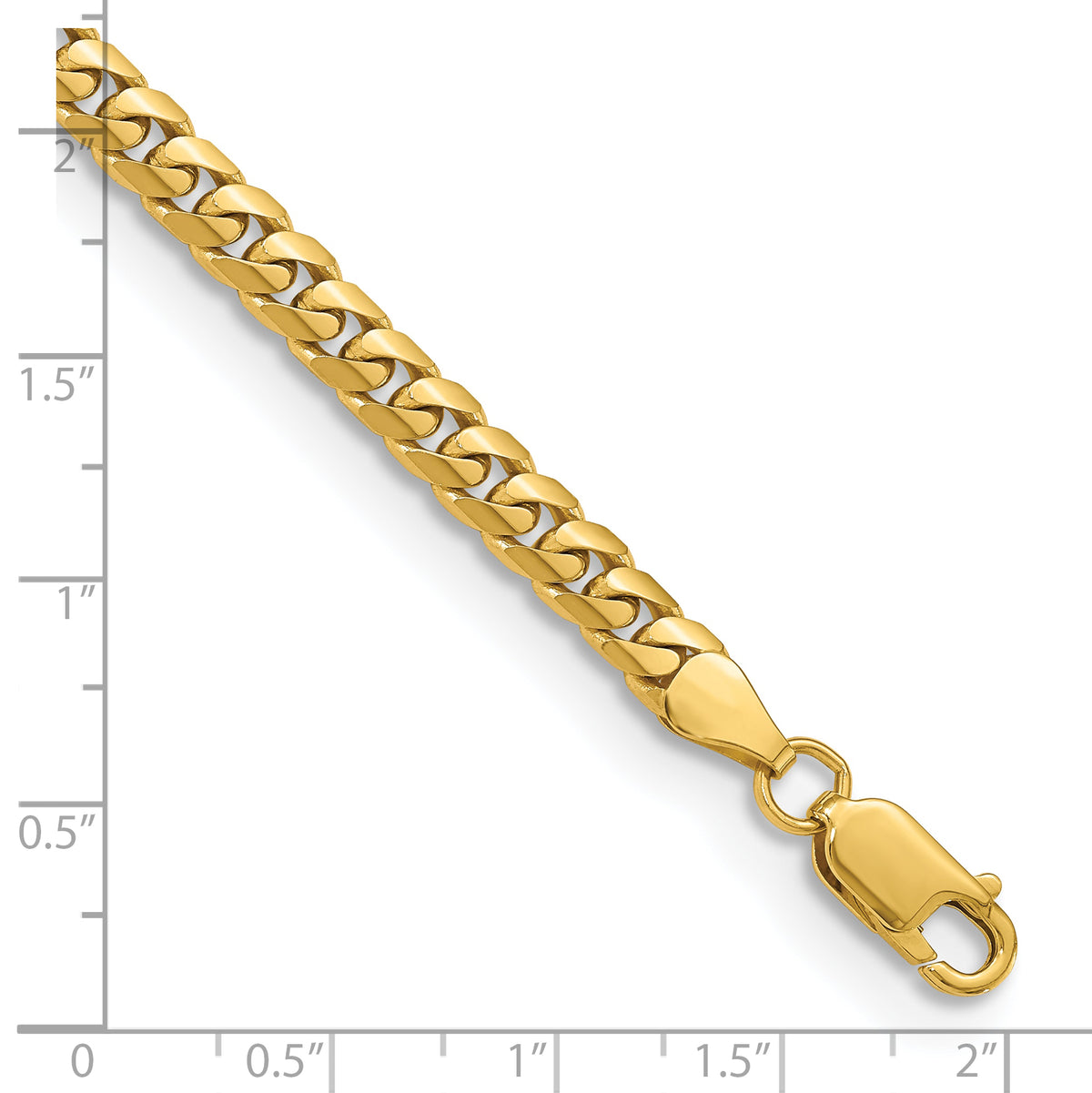 14k 5mm Solid Miami Cuban Chain
