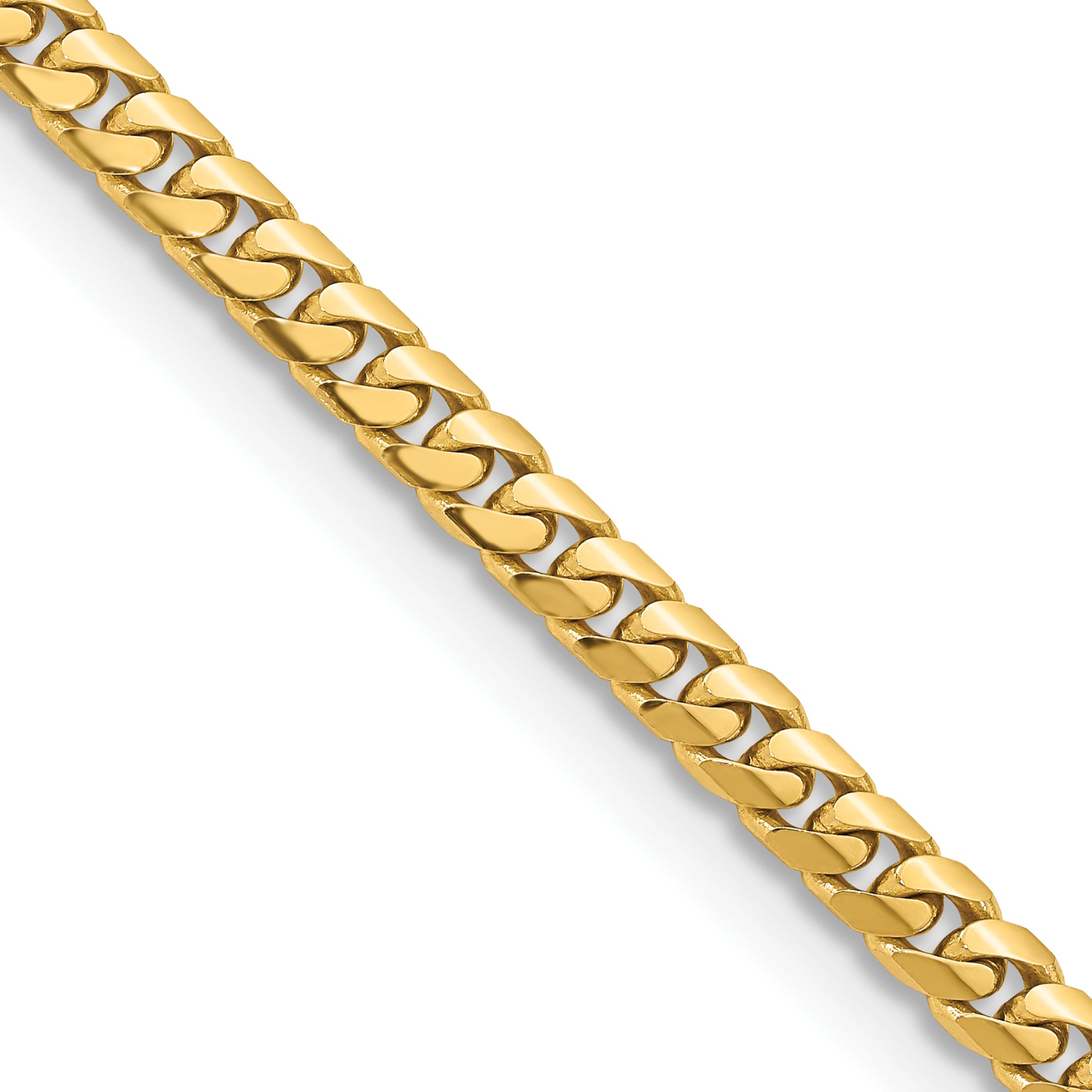 5.0mm 14K Yellow Gold Miami Cuban Link Chain - Sophia Jewelers Main image