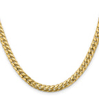14k 5.5mm Solid Miami Cuban Chain