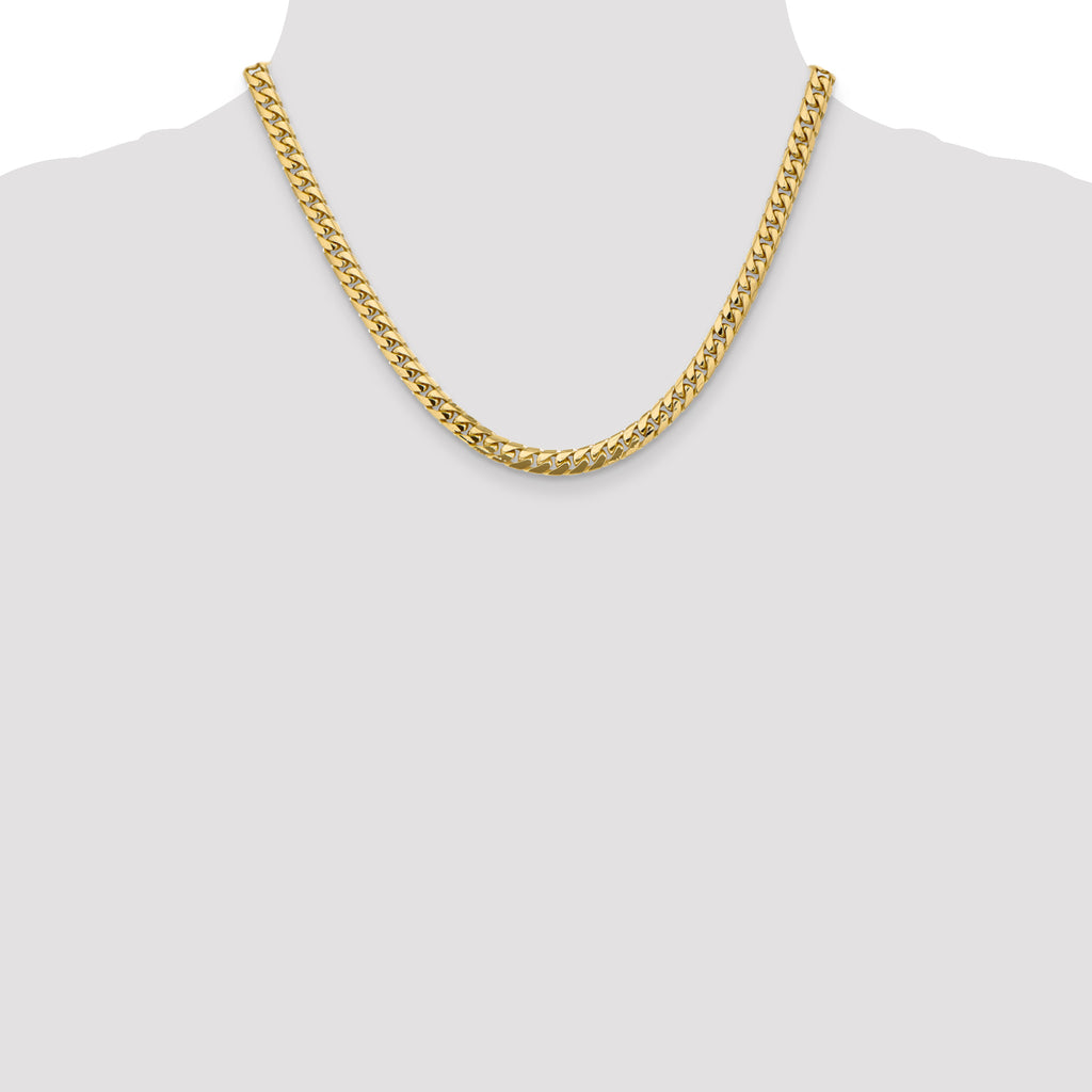 5.5mm 14K Yellow Gold Miami Cuban Link Chain - Sophia Jewelers