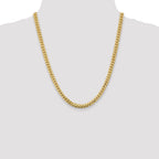 14k 5.5mm Solid Miami Cuban Chain