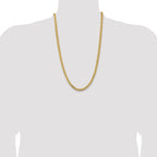 14k 5.5mm Solid Miami Cuban Chain