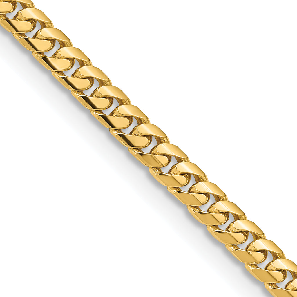 5.5mm 14K Yellow Gold Miami Cuban Link Chain - Sophia Jewelers