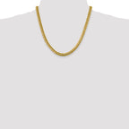 6.25mm 14K Yellow Gold Miami Cuban Link Chain - Sophia Jewelers