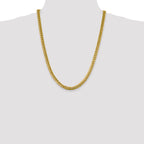 14k 6.25mm Solid Miami Cuban Chain