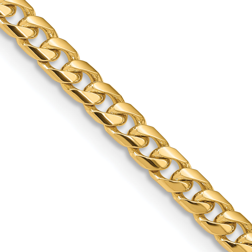 6.25mm 14K Yellow Gold Miami Cuban Link Chain - Sophia Jewelers