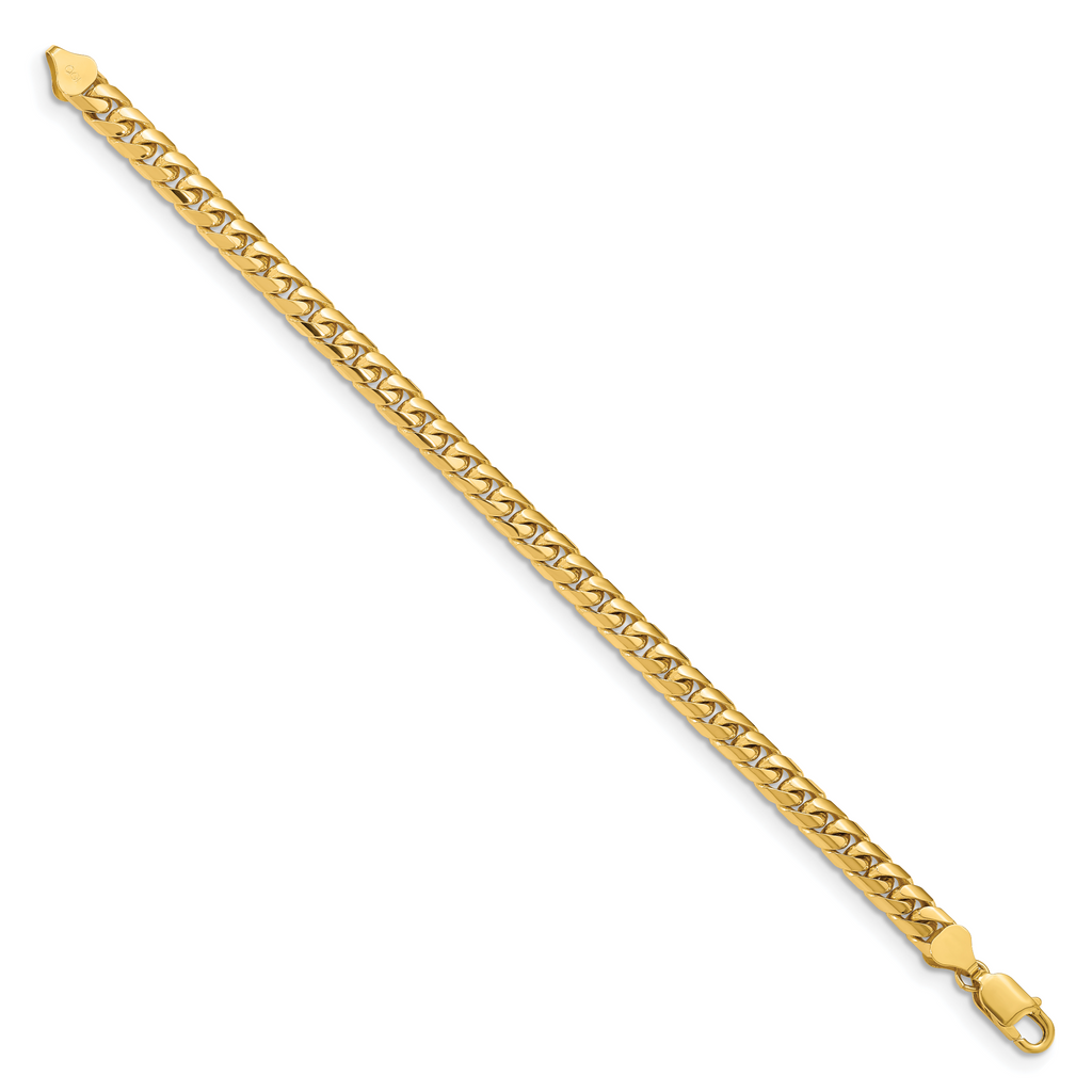 14k 6.75mm Solid Miami Cuban Chain