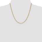 2.5mm 14K Yellow Gold Figaro Chain - Sophia Jewelers