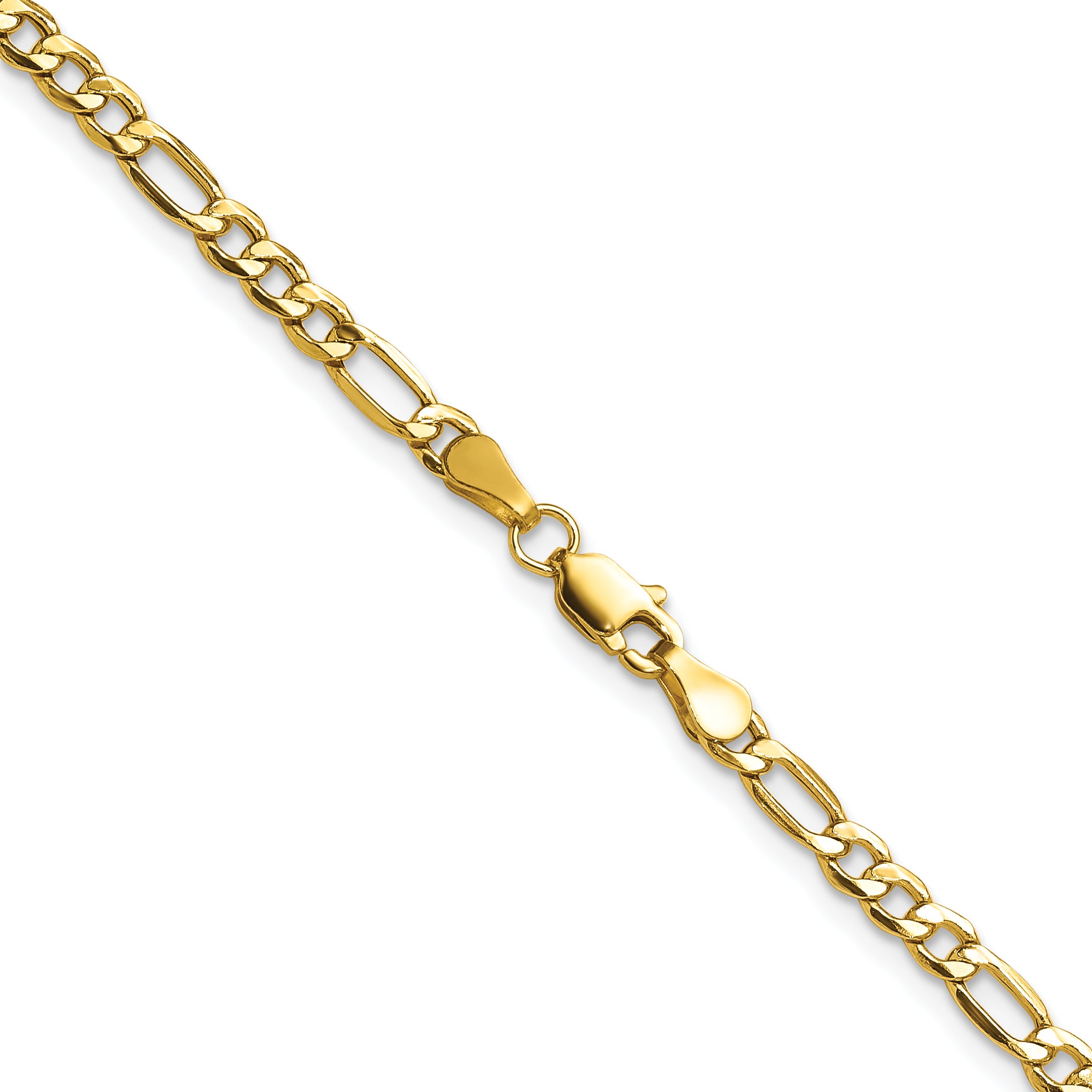 3.5mm 14K Yellow Gold Figaro Chain - Sophia Jewelers