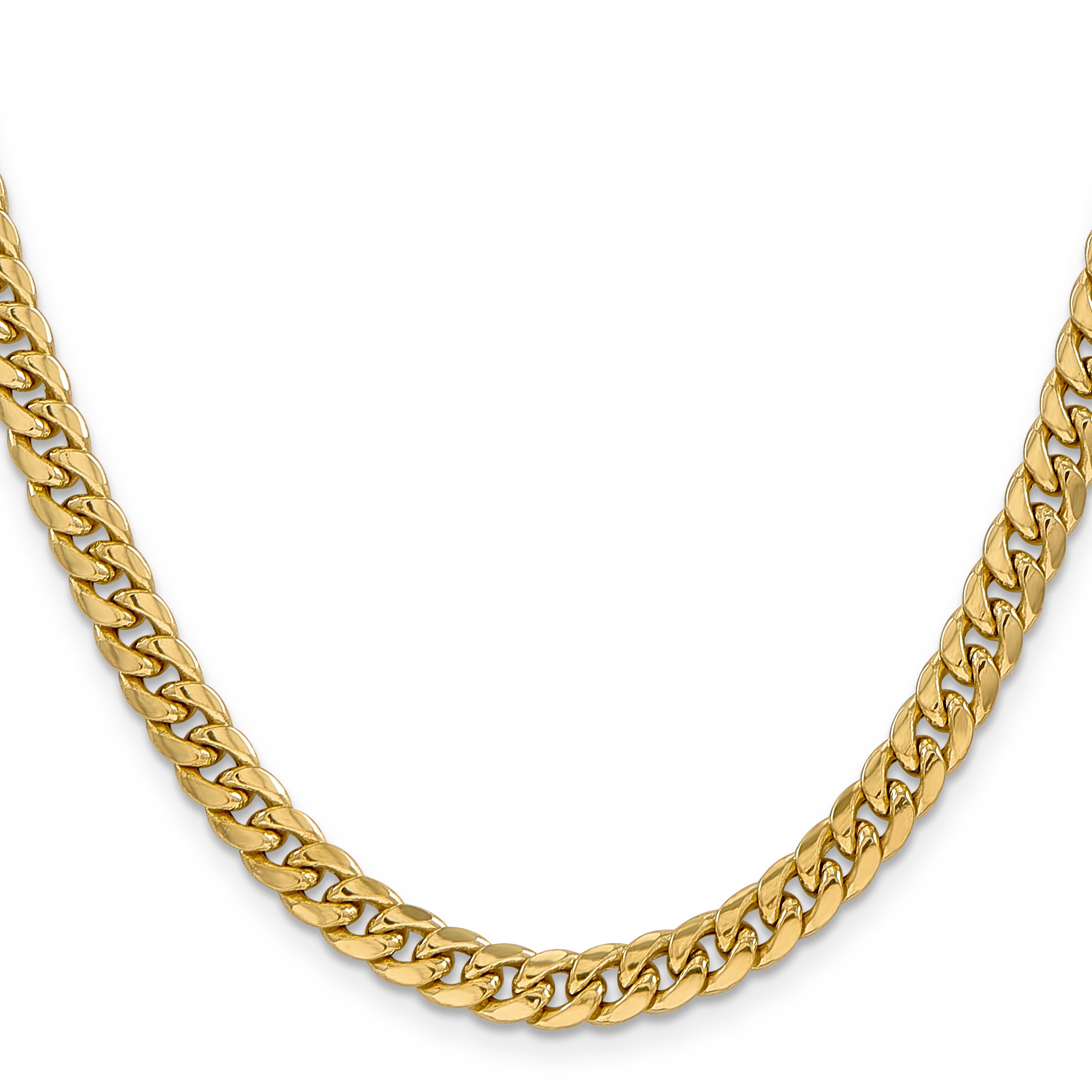 6.0mm 14K Yellow Gold Miami Cuban Link Chain Secondary image