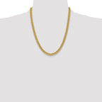 14k 6mm Semi-Solid Miami Cuban Chain