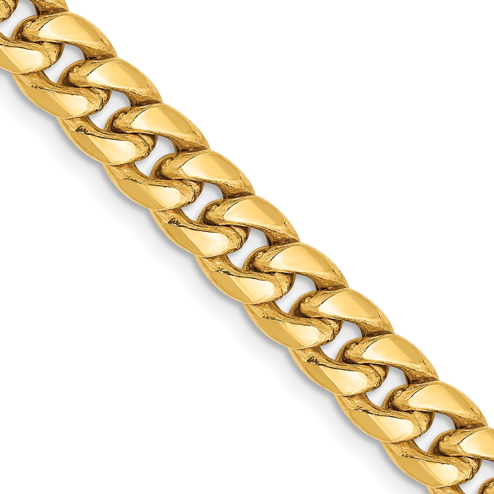 6.0mm 14K Yellow Gold Miami Cuban Link Chain - Sophia Jewelers